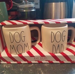Cute dog mom/dog dad Rae Dunn mugs